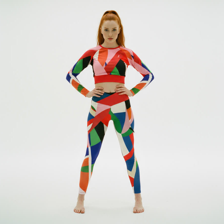 TAPESTRY LONG SLEEVE CROP (ECO & SPF) – MAC x FAYAH