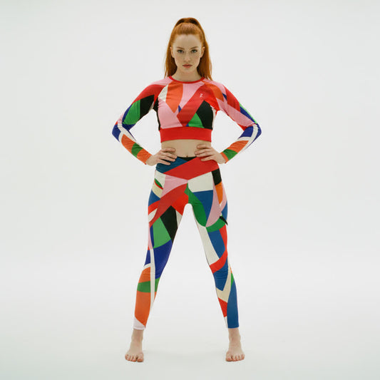 TAPESTRY LONG SLEEVE CROP (ECO & SPF)