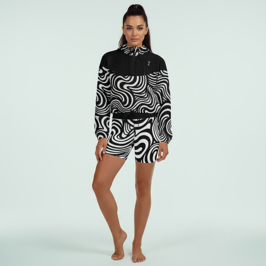 COUNTERPOINT CROPPED WINDBREAKER