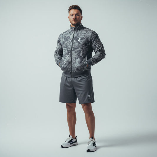 SOLACE SOLID GREY LINED SHORT (ECO & SPF 50+)