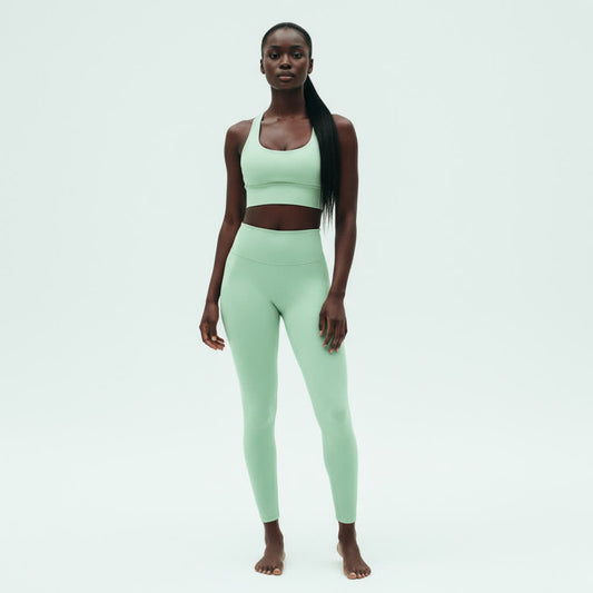 PASTEL HONEYDEW SOLID LEGGINGS (ECO & SPF)