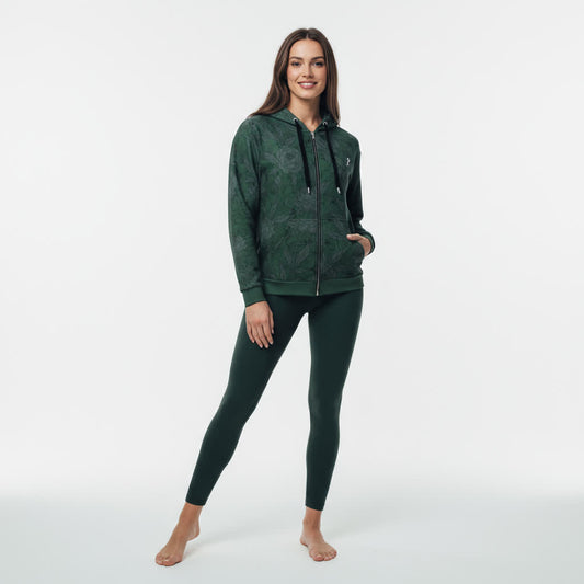 ASCENSION EMERALD FULL ZIP HOODIE (ECO-FREINDLY)