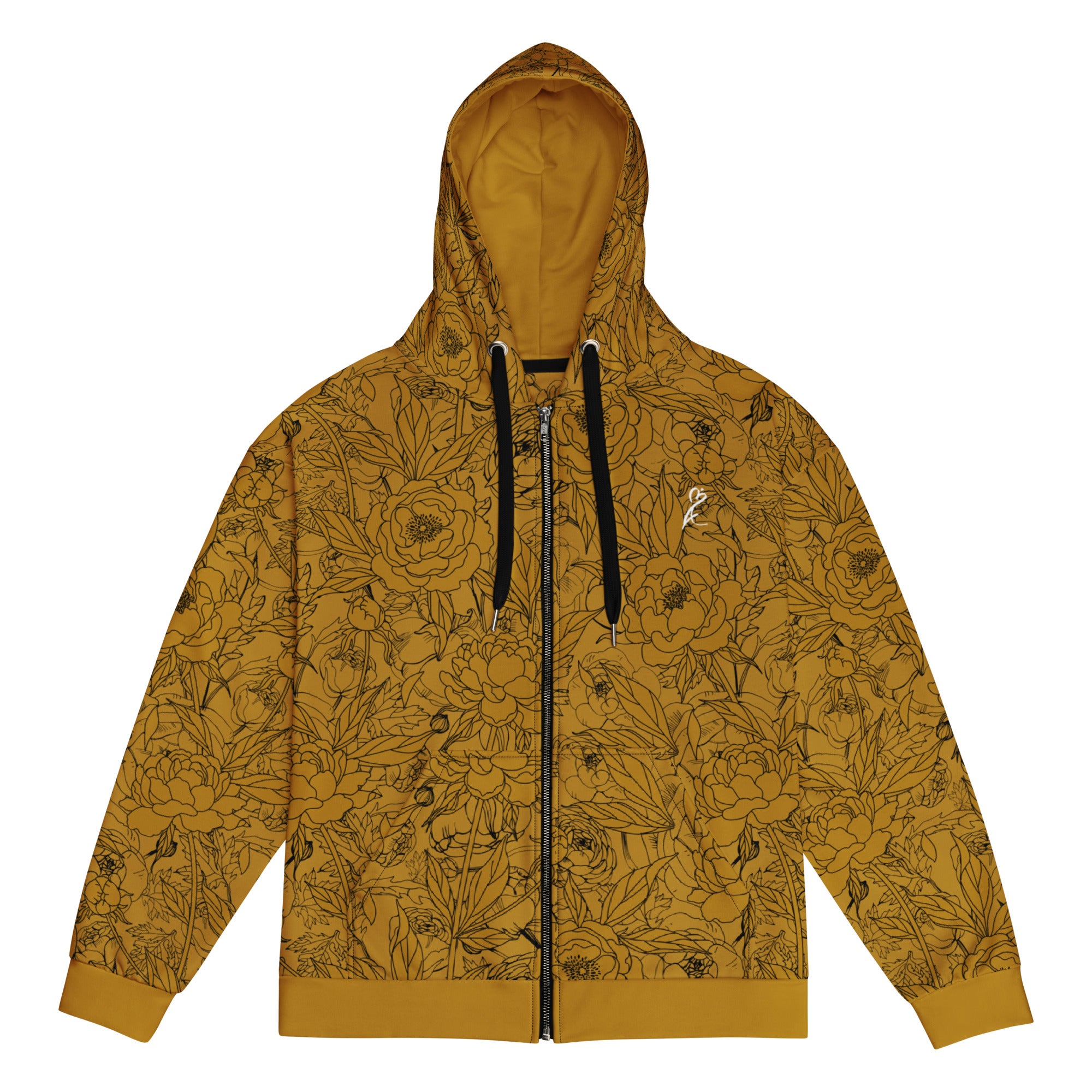 ASCENSION MUSTARD FULL ZIP HOODIE (ECO-FREINDLY) – MAC x FAYAH