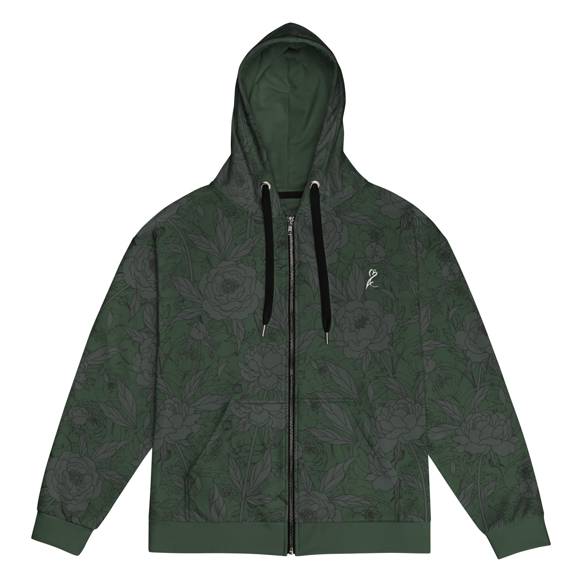 ASCENSION EMERALD FULL ZIP HOODIE (ECO-FREINDLY) – MAC x FAYAH
