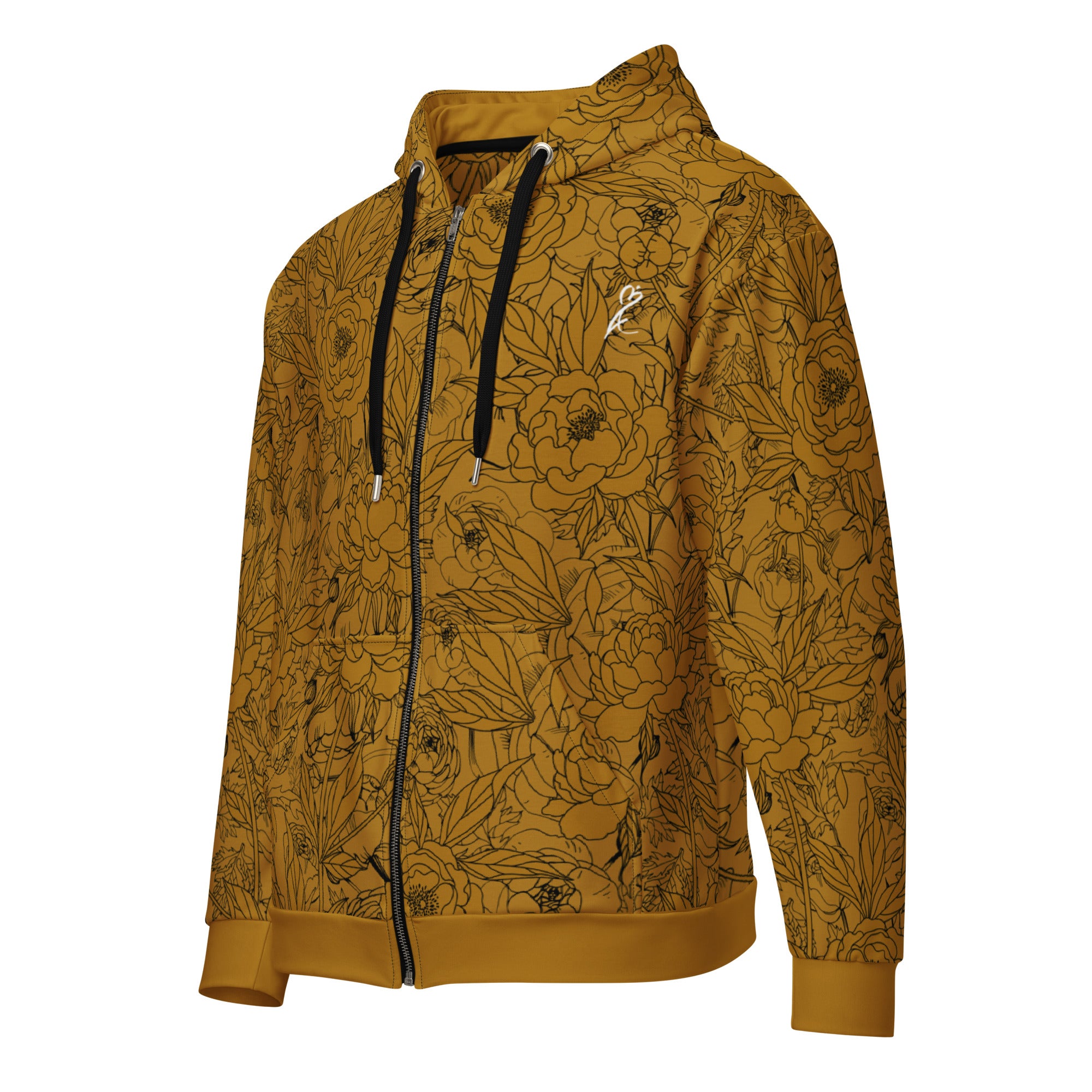 ASCENSION MUSTARD FULL ZIP HOODIE (ECO-FREINDLY) – MAC x FAYAH