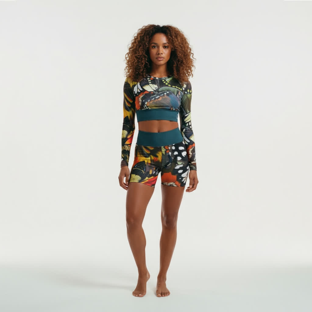 METAMORPHOSIS YOGA SHORTS (ECO & SPF 50+)