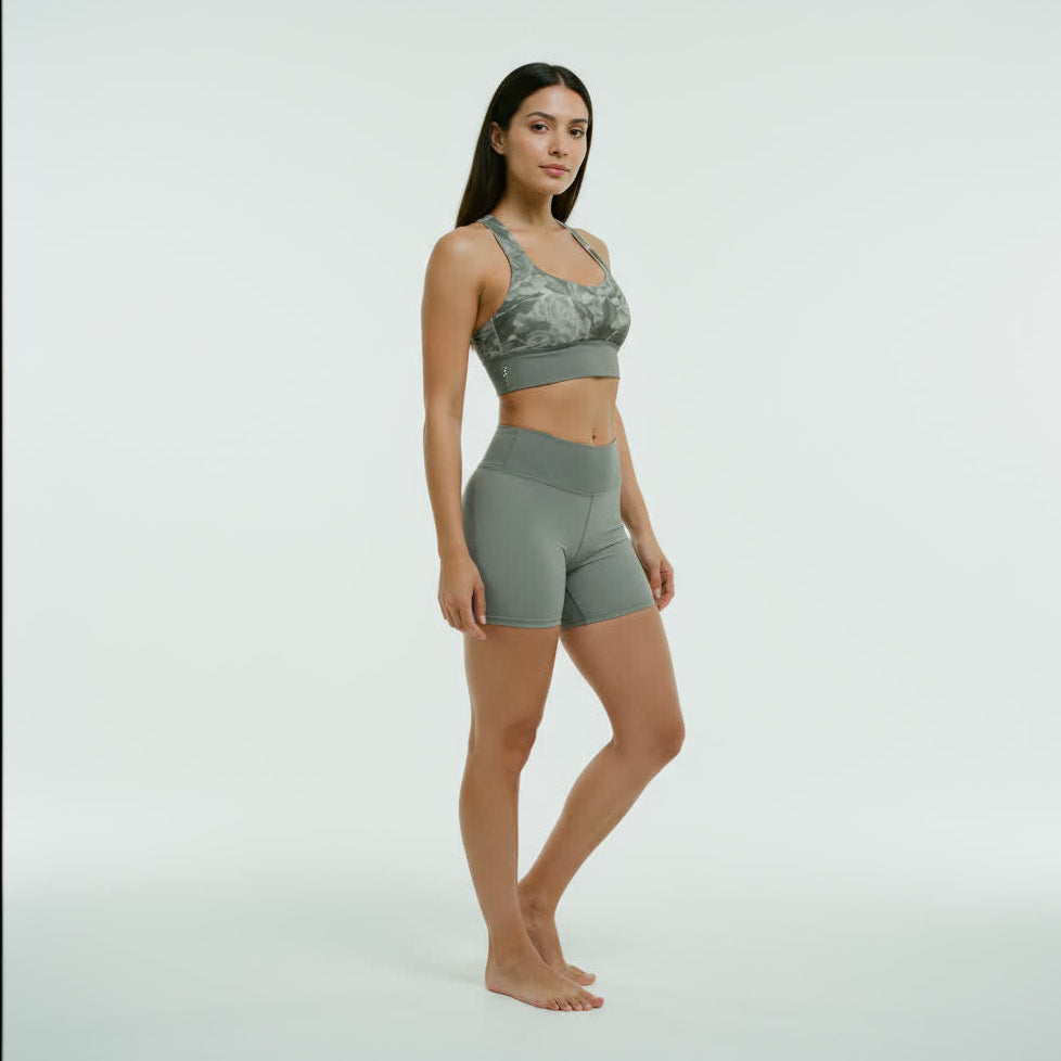 SOLACE GREY YOGA SHORT