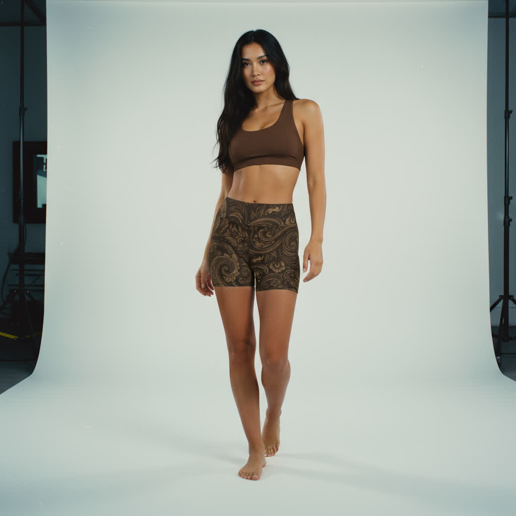 ASCEND YOGA SHORTS (ECO + SPF 50+)