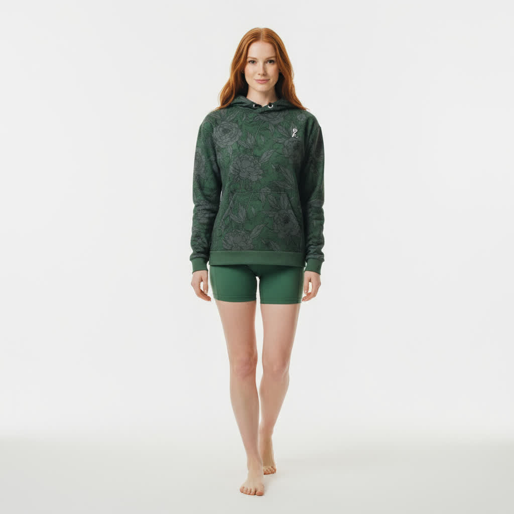 ASCENSION EMERALD PULL OVER HOODIE (ECO-FREINDLY)