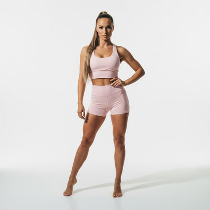 PASTEL MIST SOLID SPORTS BRA (ECO & SPF)