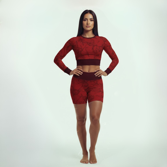 BOUND YOGA SHORTS (ECO-SPF50+)